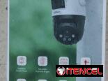 Cámara IP PT Wifi Dual de 6 MP/ Dos lentes de 3 MP cada uno (fijo y PT), Iluminador Dual Inteligente, IR 50m, Microfono