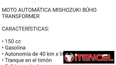Moto AUTOMÁTICA MIZUSUKI BUHO