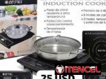 Juego de Inducción LOTUS fogón de inducción 1500w y Cazuela con tapa. También Olla de Presión de Inducción SJT 5 Litros.