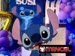 Decoración de cumpleaños de Stitch‼️