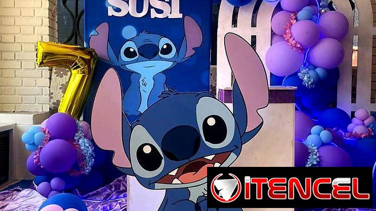 Decoración de cumpleaños de Stitch‼️