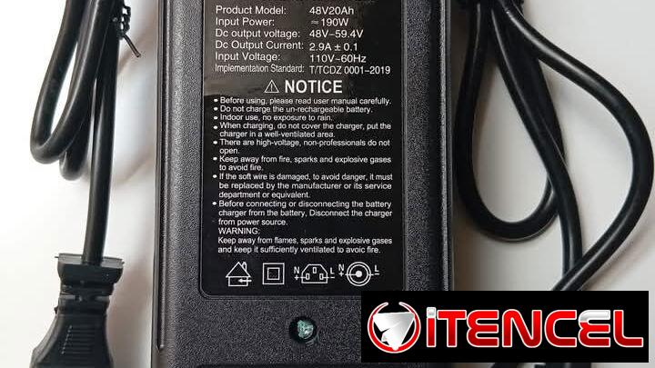 CARGADOR NUEVO DE 48VOLT 20Ah