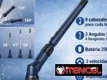 * Cepillo eléctrico profesional giratorio con 9 cabezales