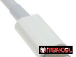 2 cables:USB Sync/Charging Cable Cable Para iPhone 7/8/9/X Lightning 8 Pines 1 m [1 metros/1m] acabado en color blanco