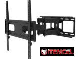 Soporte De Pared Unno Tekno Para TV 32–55” Doble Brazo Full Motion VESA 400×400 Extensible 18.1” 88lb
