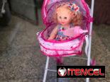 Muñeca con coche+ accesorios