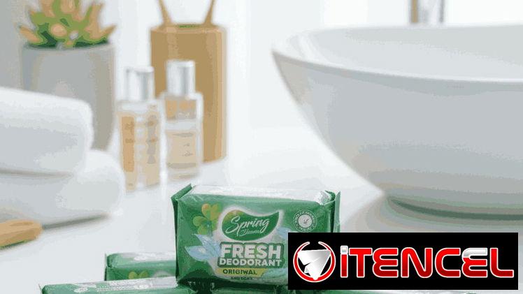 JABÓN SPRING FRESH  DEODORANT ORIGINAL 90g. Testado para el cuidado dermatológico pensado para pieles sensibles