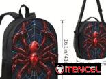 Mochila de spiderman 3 en 1