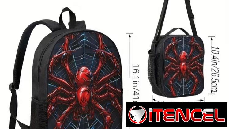 Mochila de spiderman 3 en 1