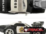 Carro de Policía Hot Weels de juguete