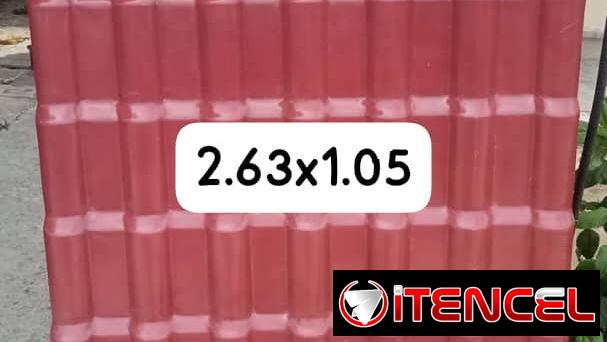 Tankes pipa de2000 litros y tejas rojas españolas
