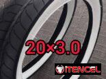 Gomas de bicimoto 14-90/90 y 14-80/90, 20×3.0 de bici