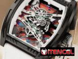 Reloj de lujo, elegante para hombre. Cuarzo, de batería. Similar a Richard Mille