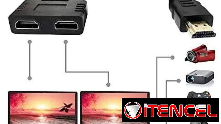 Spliter divisor de video HDMI 4K, 1 entrada y 2 salidas
