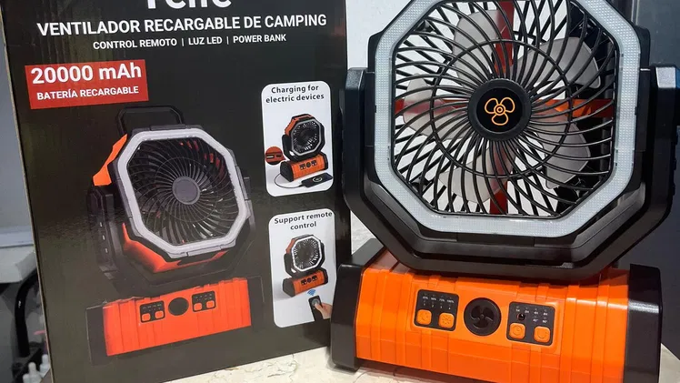 VENTILADOR RECARGABLE