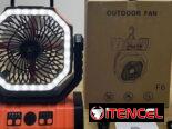 Ventiladores recargables solares f6