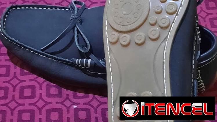 Zapatos de piel de hombre # 41