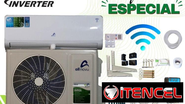 Aire acondicionado 1T 220V, 110V, 110V inverter y 220V inverter y de 2 toneladas inverter al mejor precio del mercado.