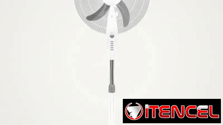 Ventilador de Pedestal CHiQ | 5 Aspas de Alto Rendimiento | Altura Ajustable.