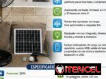 Ventilador Solar de Pie de 16″ (6 Velocidades y Extras)
