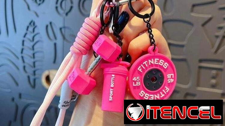 📌 Llavero fitness ✨ Ideal para amantes del gimnasio y la vida saludable. 💪 Diseño divertido y resistente. 🎁 Perfecto