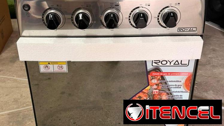 Cocinas de gas con horno de 4, 6 quemadores