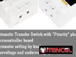 ATS Tranfer y Protector de corriente de sobrevoltaje 2 en 1,  63A 110Vol 2Polos