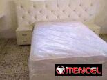 Camas tapizadas con colchón konfort