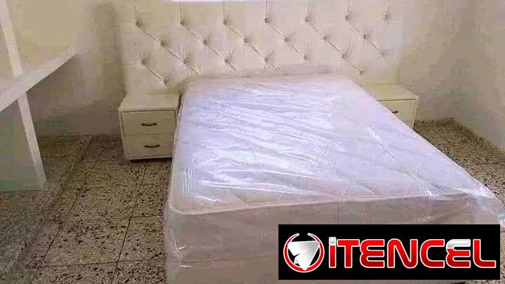 Camas tapizadas con colchón konfort
