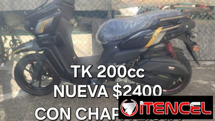MOTO DE COMBUSTION UNISON TK 200cc. NUEVAS CON CHAPA, CIRCULACIÓN Y CERTIFICO EN MANO