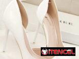 Tacones blancos #36 23cm