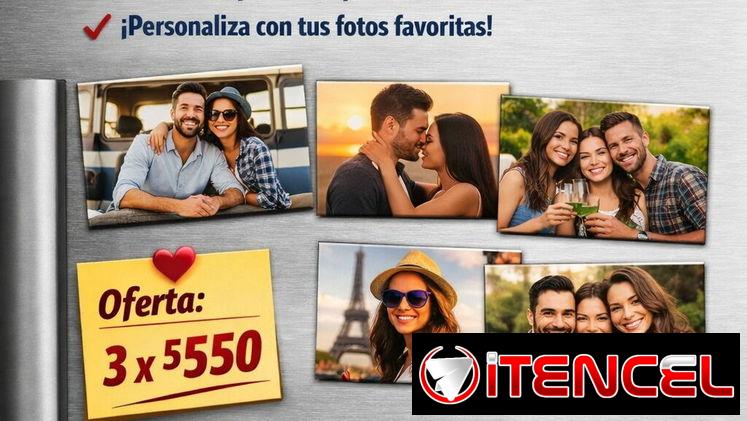 Convierte tus fotos en imanes personalizados de 53×80 mm