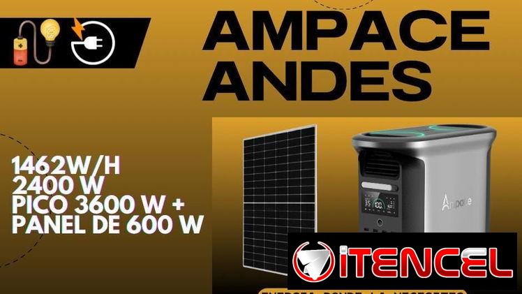 Ampace ANDES 1500 + PANEL de 600 w