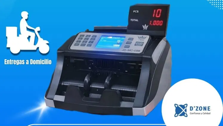🎰Máquina de contar dinero profesional JMD  💨Velocidad de conteo: +1000 billetes/ minuto ☑️Selector de moneda y de deno