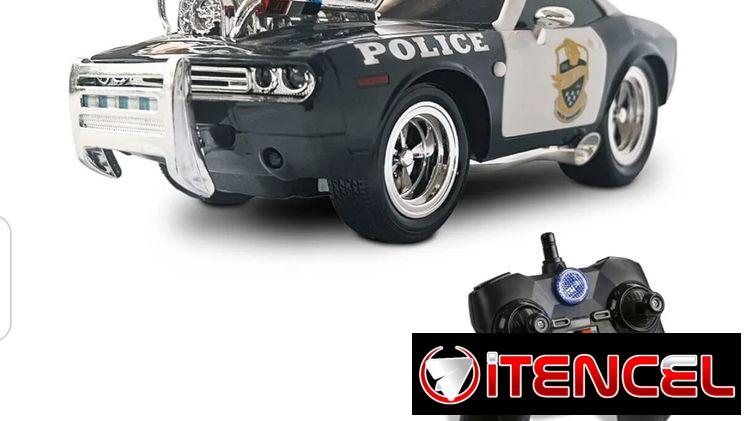 Carro de Policía Hot Weels de juguete