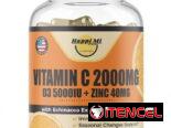 3 en 1/ Vitamina C 2000mg, Zn 40mg, D3 5000UI