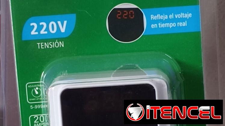 Protector de voltaje 220V 20A 16usd 54321400