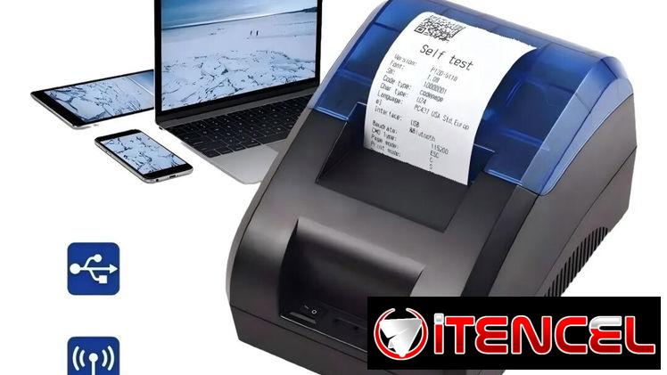 Impresora térmica pequeña para imprimir recibos