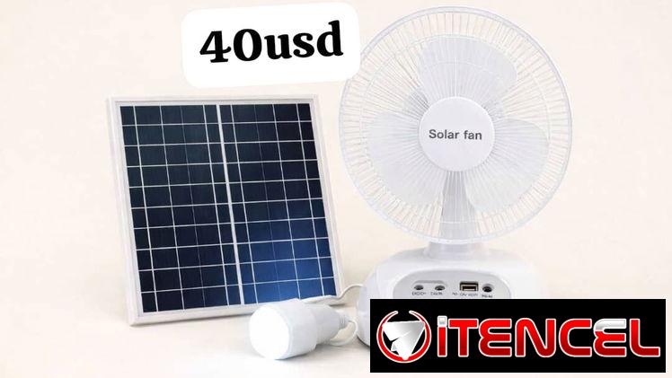 Ventilador recargable de mesa