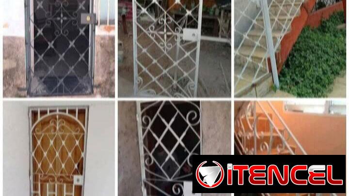 Se fabrican puertas, ventanas y rejas, pintadas con sus cristales y con su yale y trasporte incluido listas para poner