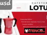 Cafeteras eléctricas de 6 tazas y de gas de 3,6,9 tazas en negras y rojas