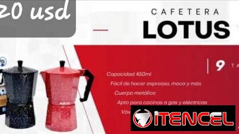 Cafeteras eléctricas de 6 tazas y de gas de 3,6,9 tazas en negras y rojas