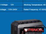 Cargador inteligente para baterias de acido, agm, litio y demas. 12v/8A LCD Display