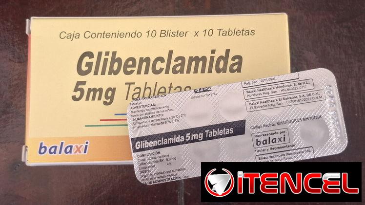 ⚕️- Glibencamida 5mg, 1 Tira 10 Tableta -⚕️