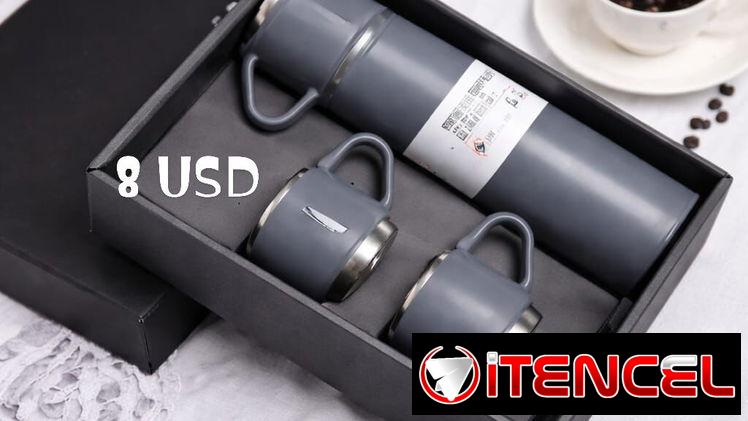 Termo térmico con 3 tazas