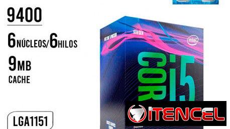 ⭐⭐⭐Ofertica 60 usd ⭐⭐⭐ Microprocesador i5 9400 2.9 GHZ 9MB LGA 1151, (Nuevo Sellado en Caja + Disipador Original y su pa