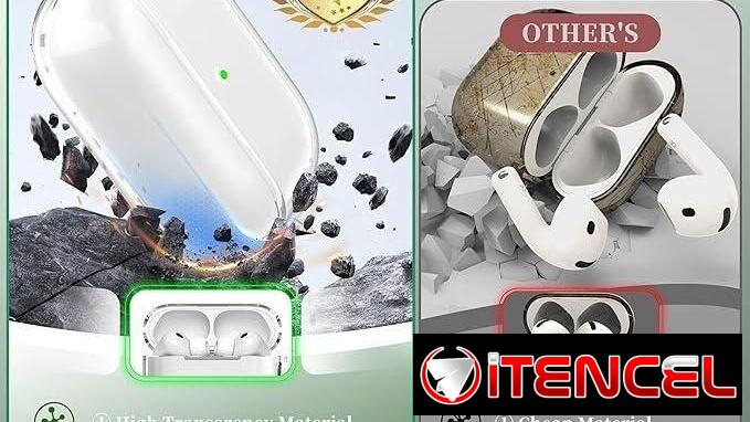 Disponible: Funda transparente para AirPods Pro 3 (2025) | videojuegoshabana.com