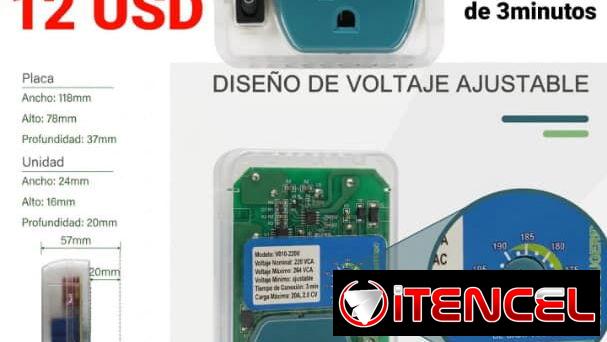 ⚡ Protector de Voltaje 220V 20A – Retardo de 3 minutos – 12 USD