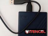 Disco duro externo WesterDigital de 2TB.