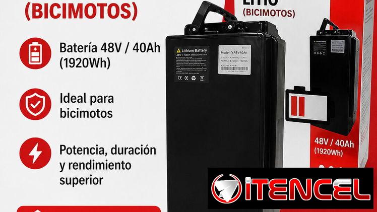 Batería de litio bicimoto